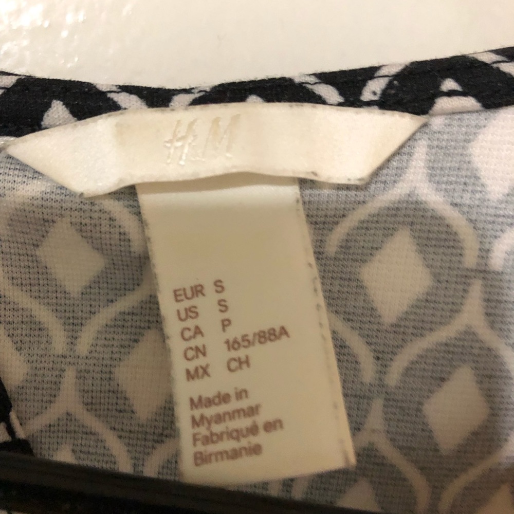 H&M keyhole back dress